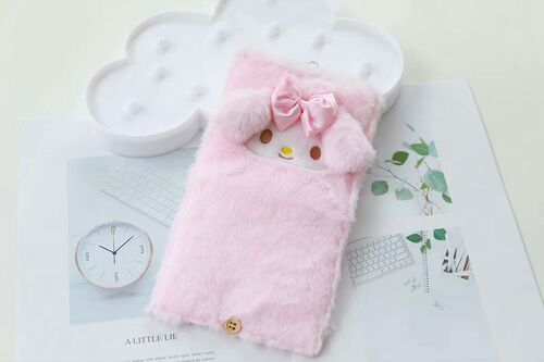 Cartoon large capacity fabric sanitary napkin bag cute travel mini napkin bag portable sanitary napkin storage bag
