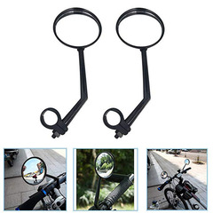 Mountain bike rearview mirror handlebar safety mirror convex mirror bike accessories cycling equipment electric bike reflective mirror