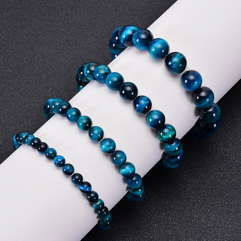 Fashion Gradient Color Natural Stone Beaded Men's Bracelets Men Beaded Bracelets display picture 5