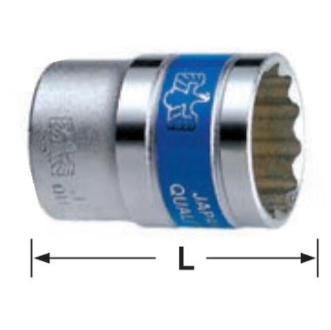 蓝带梅花套筒CR-V,1/2″/15mm/鹰之印