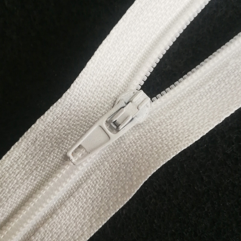 西服裤子门襟兜口用闭尾3号尼龙拉链 定做家纺被套用注塑闭口拉链|ms