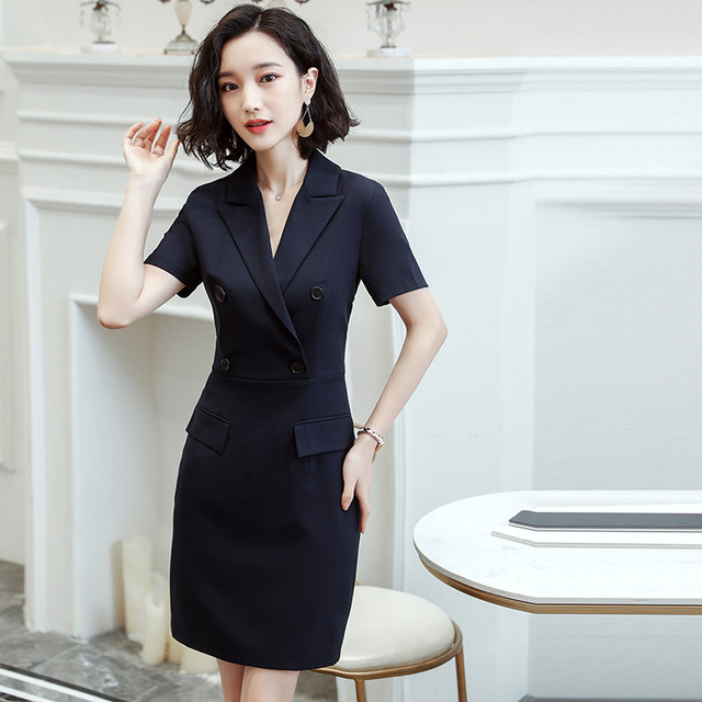 Summer New Professional Dresses Fashion Korean Edition Slim dress