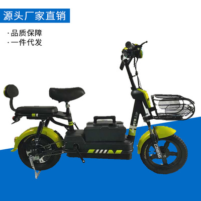 厂家直销电动自行车 带脚踏双人位电动自行车 续航时间长|ms