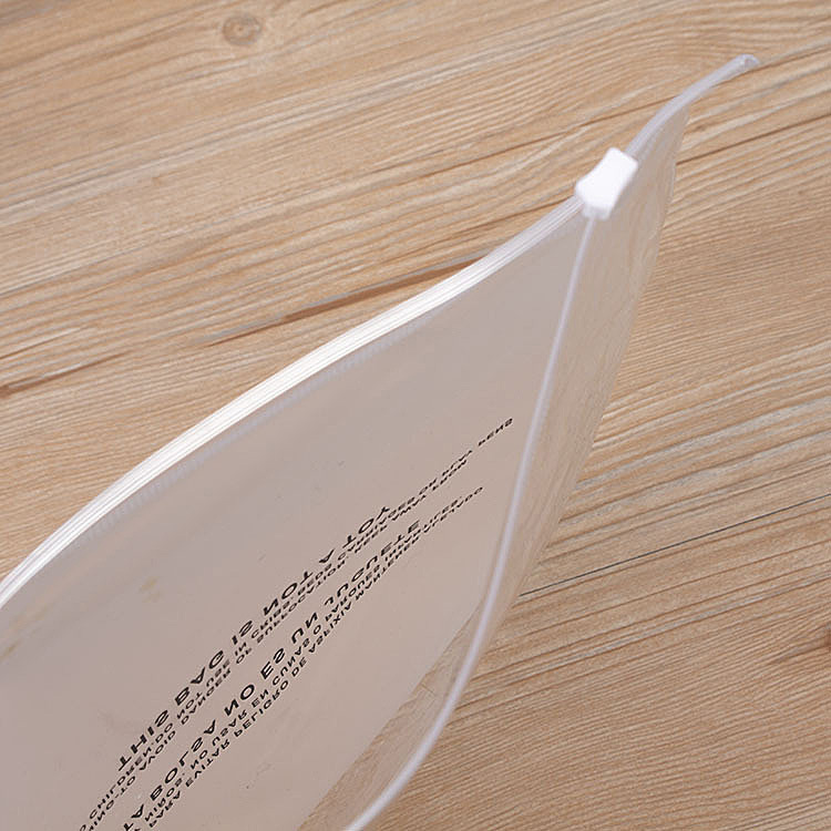 厂家定制高档PVC服装拉链袋 透明环保PVC塑料服饰内衣软包