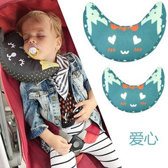 Japanese and Korean hajour children's car seat belt shoulder cover u neck pillow baby neck seat sleeping pillow neck pillow