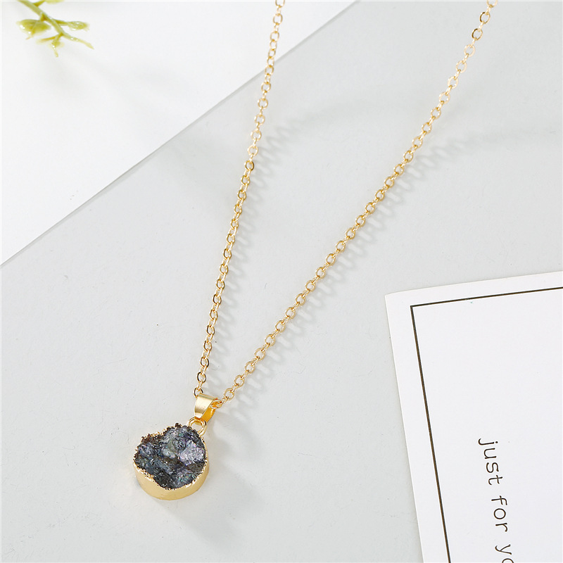 Wholesale Jewelry Fashion Round Alloy Pendant Necklace display picture 4