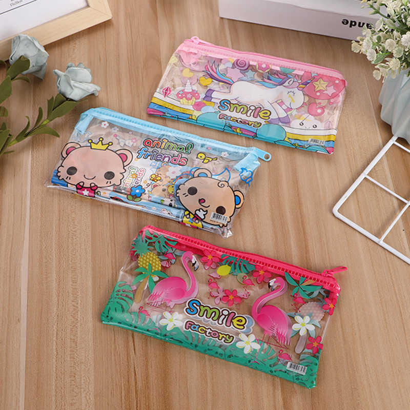 New Creative Small PVC Bag Stationery Set Student Learning Supplies Kindergarten Christmas Gift Wholesale