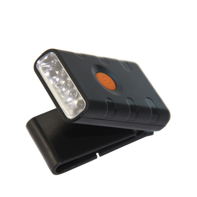 3LED帽子灯感应夹帽灯头灯 户外USB充电强光夜钓帽檐灯可充电防水|ru