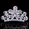 Children's hair accessory suitable for photo sessions for bride, crown, Korean style, wholesale