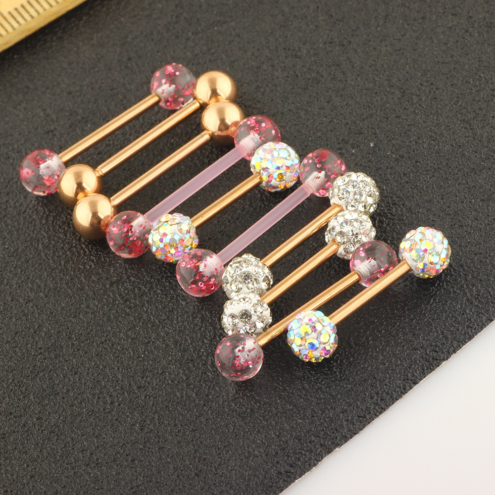 10Pcs Mix Style Body Piercing Jewelry Set Stainless Steel Breast Nipple Rings Tongue Rings Labret Studs Earrings detail image 8