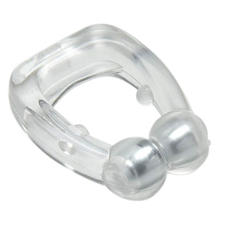 Respiratory silicone small handheld nose clip