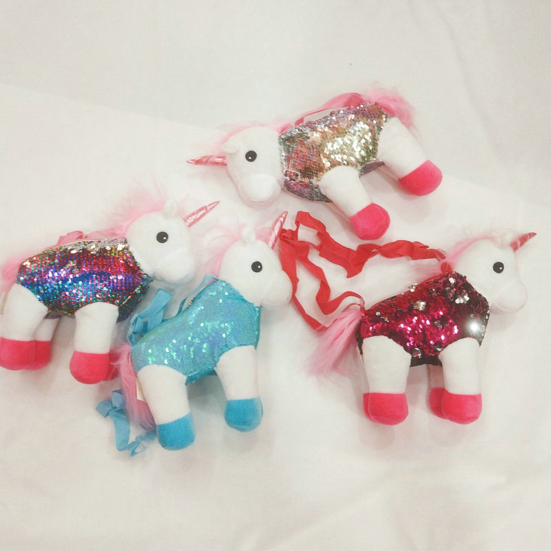 亮片独角兽挎包 (4)