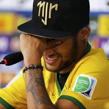 巴西內馬爾發布會同款平沿帽歐美街舞嘻哈帽子男潮速賣通外貿現貨