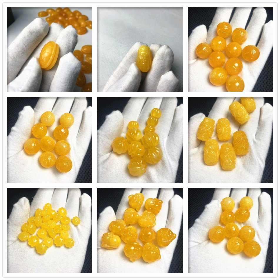 Bodhi rosary wax agate