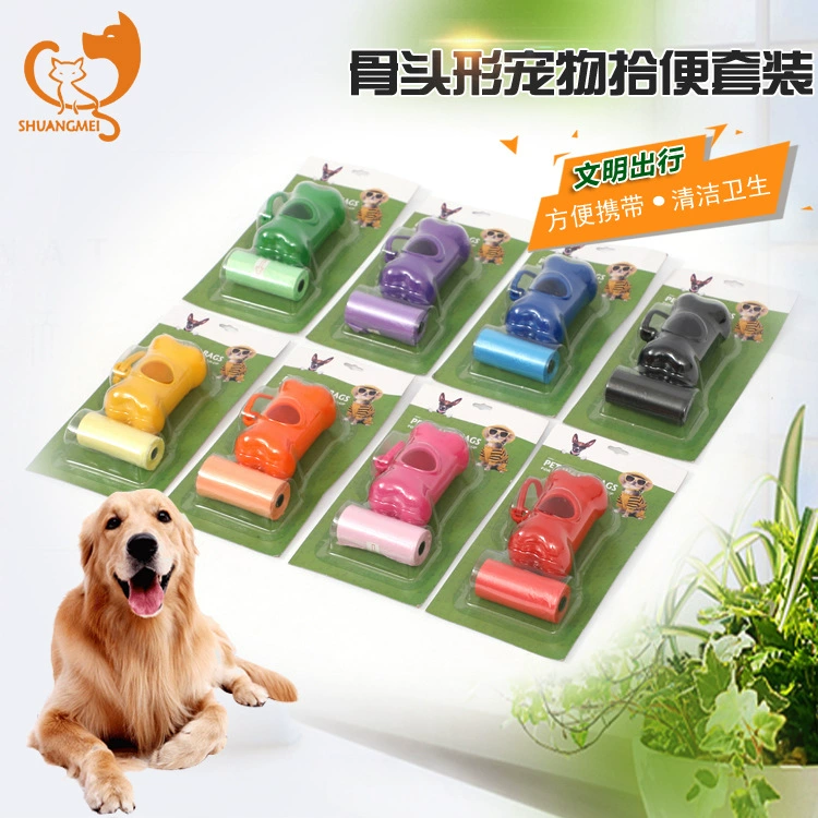 Оптовая продажа диспенсеров для пакетов для уборки за животными в форме косточки, диспенсеров для пакетов для уборки за собаками и другими домашними животными.