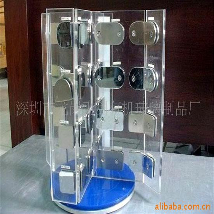 厂家制作加工礼品展览会物品存储摆放展览用有机玻璃展示柜