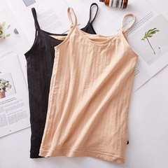 Winter and Autumn Crochet Thicken Fleece Warm Strapless Tank Top Women Fashion Round Neck Base Layer Bodysuit Women Warm Innerwear