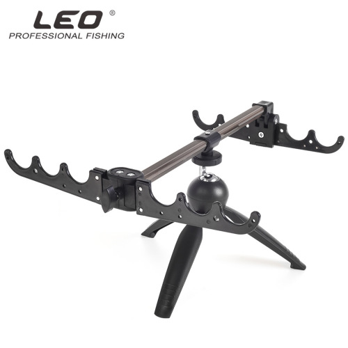 28066 LEO [ice fishing triangle turret bracket] winter fishing rod holder fishing gear table camera tripod
