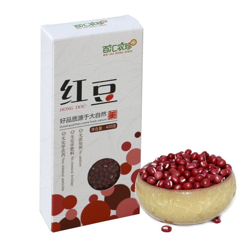 供应百汇农珍新货红小豆五谷杂粮赤小豆 厂家批发 真空包装400g*5