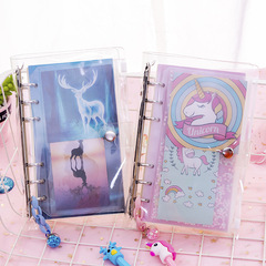 ins girl heart ledger set unicorn loose-leaf ledger note internet celebrity diary notebook gift