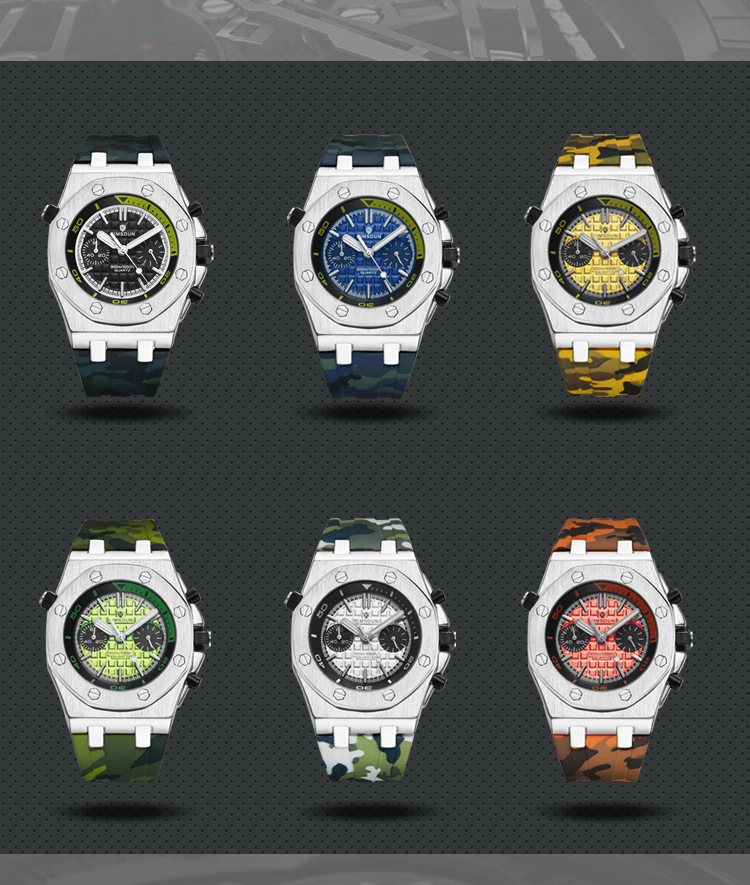 Kingston – montre à Quartz pour hommes, multifonctionnelle, en Silicone, étanche, de sport, tendance, nouvelle collection 2023_voghion.com