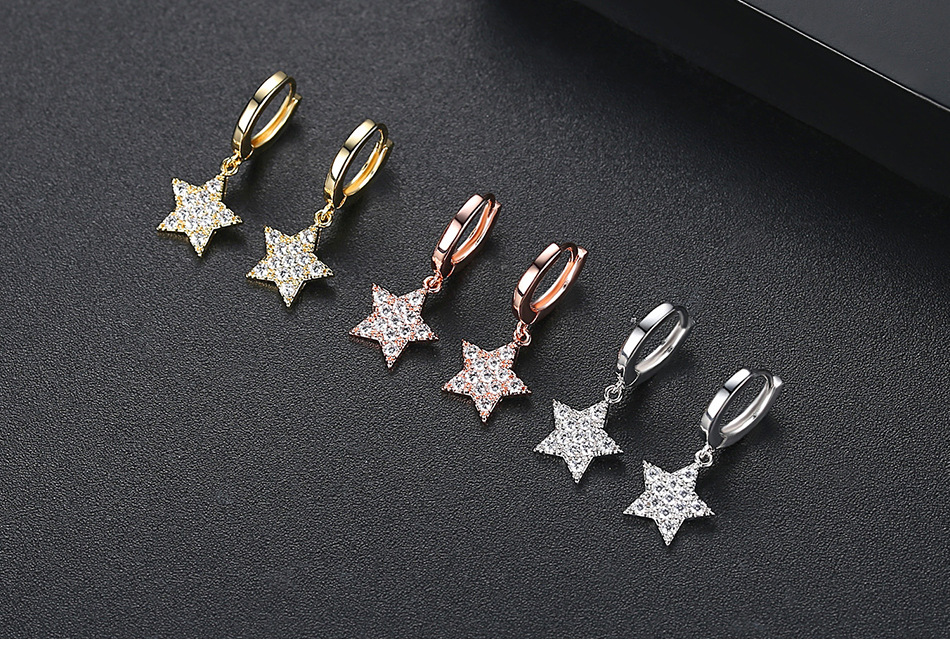 Star Yao Earrings Fashion Star Small Earrings Female display picture 1