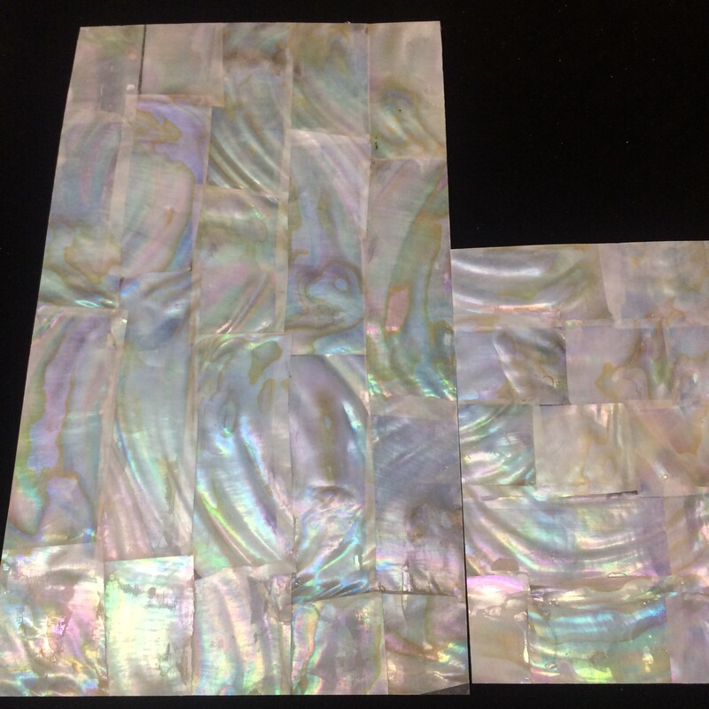 Shell paper freshwater shellfish oil flower 0.2mm5 row shellfish accessories factory direct customizable