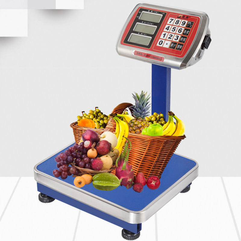 Commercial high standard 60kg electronic scale folding small table…