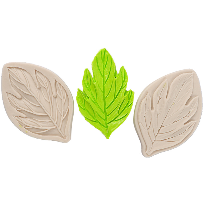 Herramientas de pastel hojas peonía molde silicona pétalos Rosa Lily repujado fondant utensilios para hornear en stock