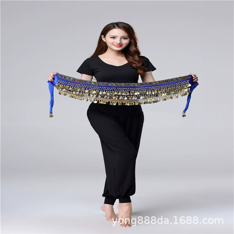 Б Belly dance талия цепь с одним бриллиантом,chain взрослый сценическое выступление начинающий практикующий висит монета талия цепь