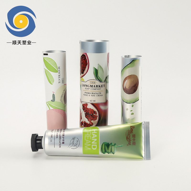 定 制护肤品铝塑软管洁面乳批发化妆品护手霜八角盖铝塑复合软管