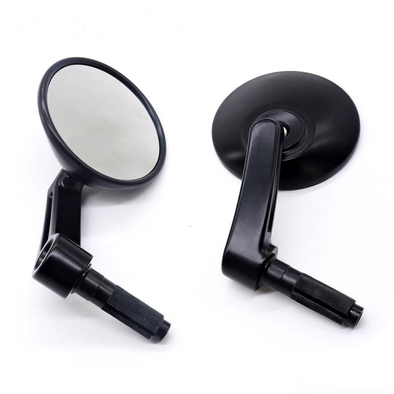 Motorcycle rearview mirror modified hand mirror electric scooter sports car round mirror reversing auxiliary personality mirror