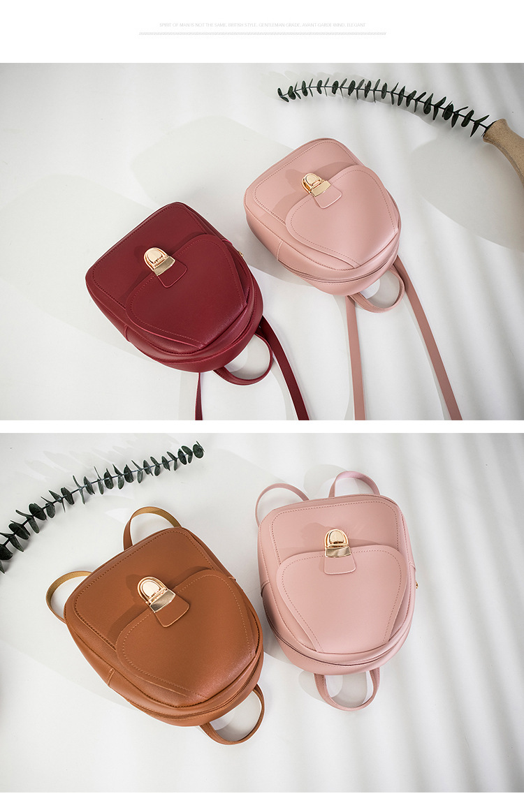 Solid Color Pattern All Seasons Season Solid Color Daily Street Women's Backpack