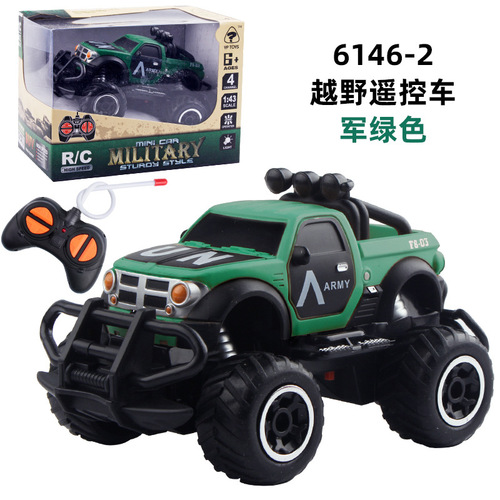 Amazon hot selling toys new four-way wireless remote control off-road car model children's toy car manufacturer wholesale