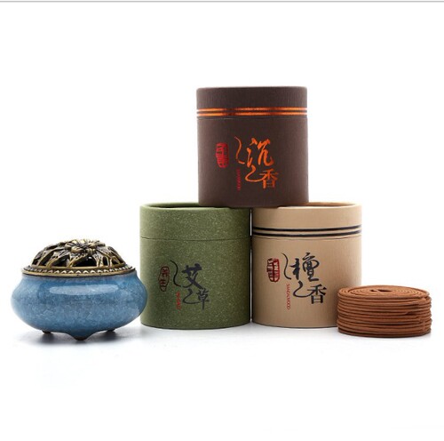 Factory direct sales 48 trays of sandalwood incense agarwood indoor air purification toilet deodorization 96 trays of aromatherapy