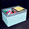 Transport, folding universal storage box for auto