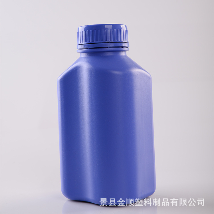 400毫升碳粉瓶碳粉瓶蓝色大口碳粉瓶化工瓶漏斗碳粉瓶