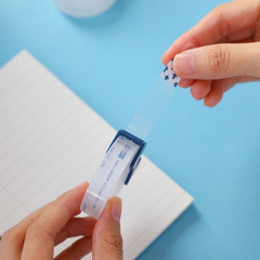 Getle 30122 Transparent Tape Student Hand-tear Tape Cloth Stationery Tape Set Including Portable Tape Cutter