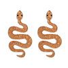 European fashion exaggerated Mizhu earrings Middle East cross -border e -commerce trend snake -shaped earrings night shop accessories 53056