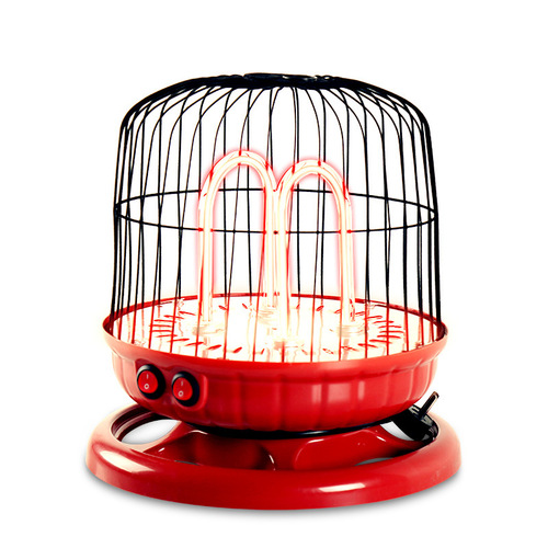 Gift wholesale household birdcage heater mahjong tabletop stove 2-speed temperature adjustment high-power electric heating fan appliance