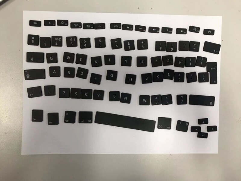 For Apple keyboard cap A1278 A1286 A1398 A1502 A1425 A1369 keyboard key cap