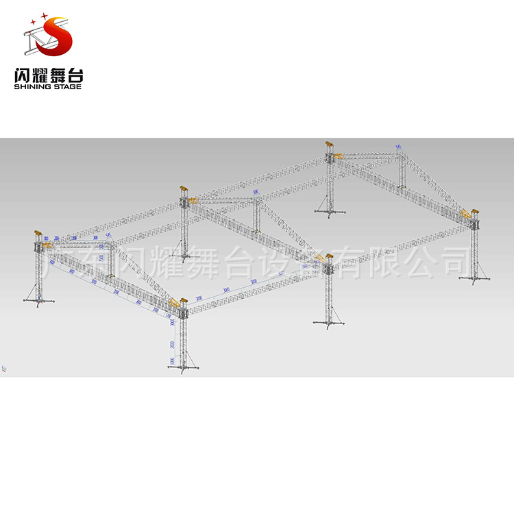 舞台桁架婚庆桁架背景架广告桁架铝合金桁架子