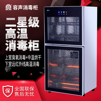 容聲ZTP108G613家用立式高溫雙門消毒碗櫃商用小型茶杯餐具消毒櫃