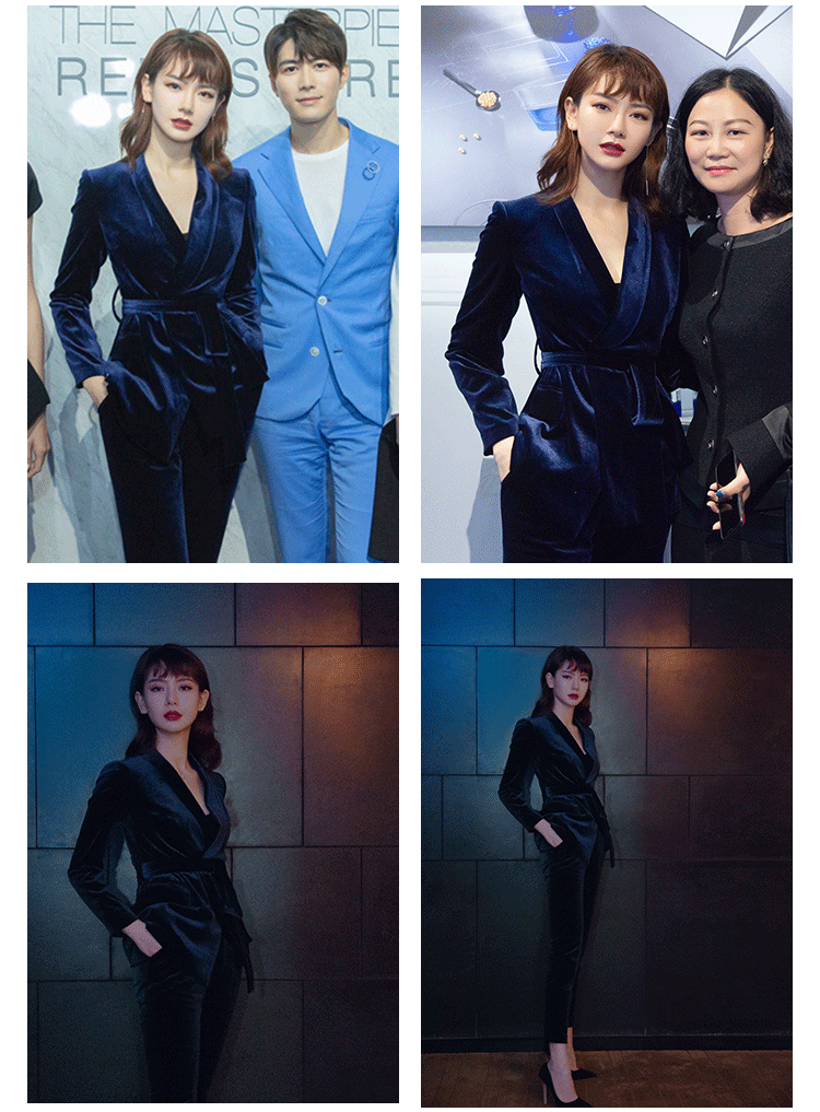 Costume femme en Mélange de fibres chimiques - Ref 3335766 Image 13