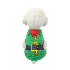 Multiple Optional Dog Clothes Christmas Clothes Teddy & Poodle Cat Dog Pet Christmas Festival Clothing Wholesale