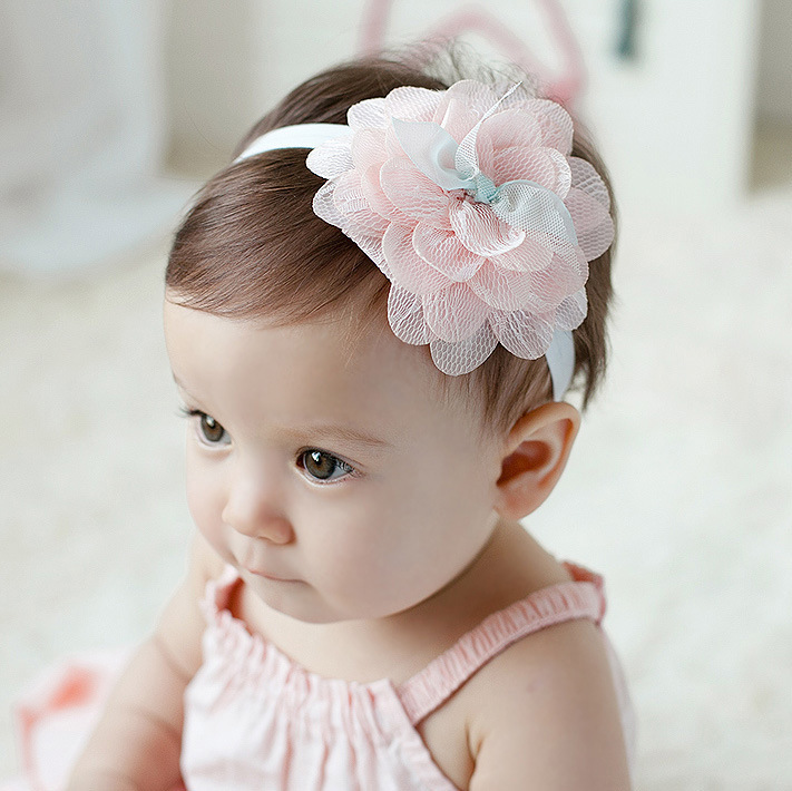 Kid's Sweet Flower Cloth Hair Band display picture 4