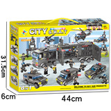 品兴 Lego, конструктор, игрушка, черный орел, дорожная полиция