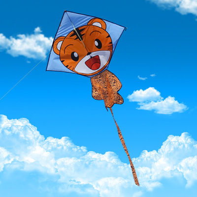 Cartoon tiger Weifang new pattern kite wholesale Cartoon Nagao kite Breeze Nasty easily fly kite Manufactor Direct selling