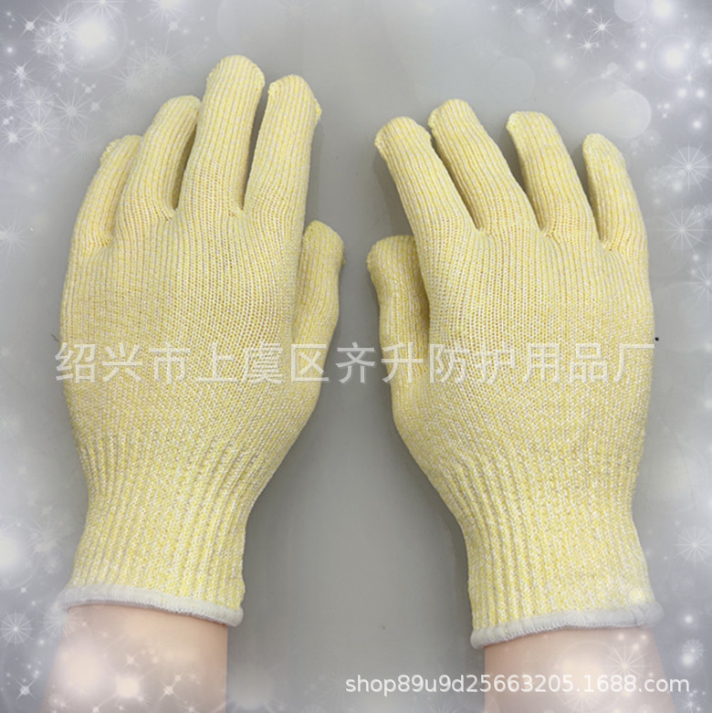 Color 5-nivel anti-corte de cuchillo hombres y mujeres adultos niños protectores HPPE rojo amarillo azul guantes