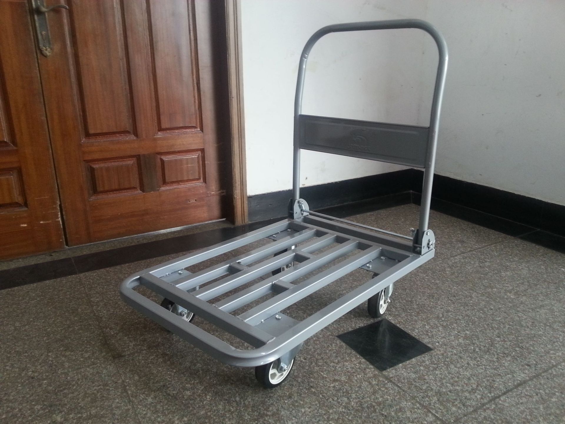 加工定制方管手推车 载重型平板手推车 物流手推车仓库搬运使用|ms